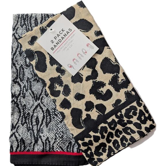Capelli Animal Print Cotton Bandana Set - Picture 7 of 7